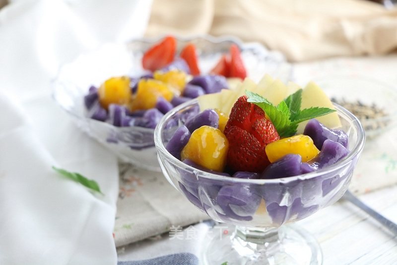 Two-color Taro Balls recipe
