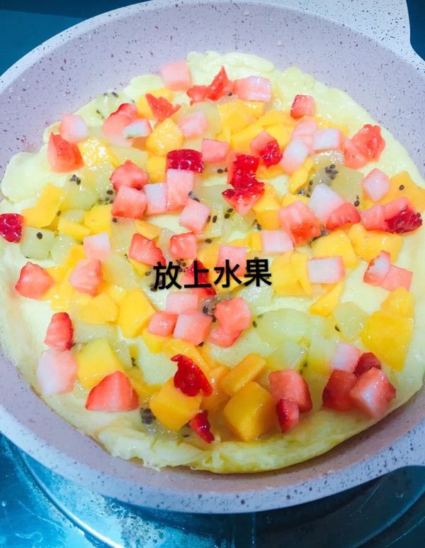 New Year's Eve Dinner with Fruit Pizza recipe