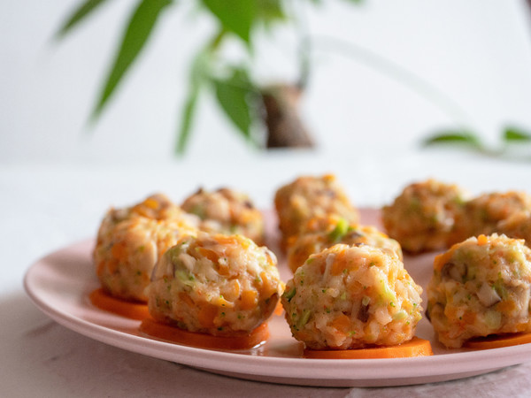 Children's Vegetable Shrimp Balls recipe