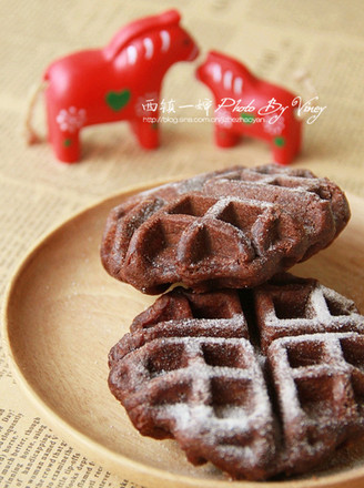 Yeast Version of Cocoa Waffles recipe