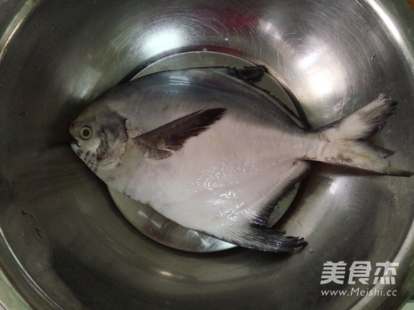 Steamed Pomfret recipe