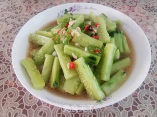 Hot and Sour Cucumber Strips recipe