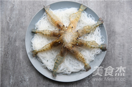 [delicious Best Partner] Steamed Prawns with Garlic Vermicelli recipe