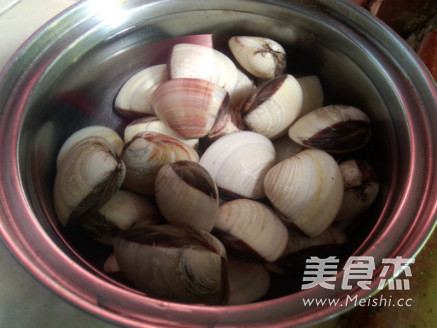 Clam Soup with Milk Cabbage recipe