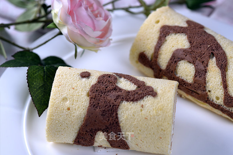 Olympic Theme Cake Roll-depp Baking Lab recipe