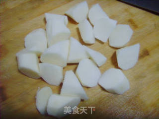 Stewed Yam with Noodles. recipe
