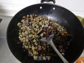 Spicy Fried Snails recipe