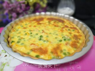 Corn Pea Pizza recipe