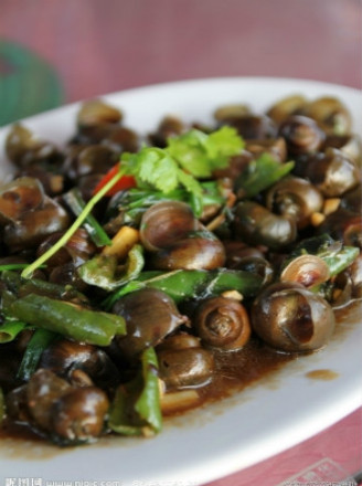 Cantonese Fried Escargot recipe