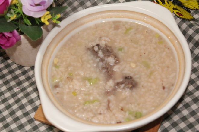 Pine Nut Bone Broth Porridge recipe