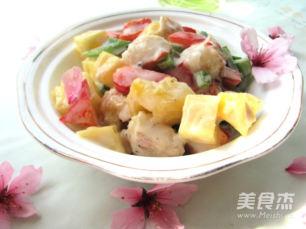 Vegetable and Fruit Salad recipe