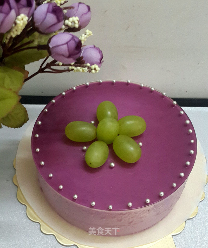 Purple Potato Mousse Cake recipe