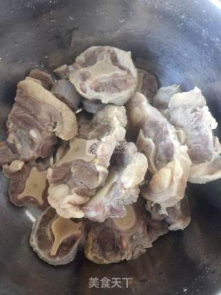 Casserole Oxtail Stewed Radish recipe