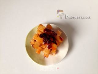 Spicy White Carrot Sticks recipe