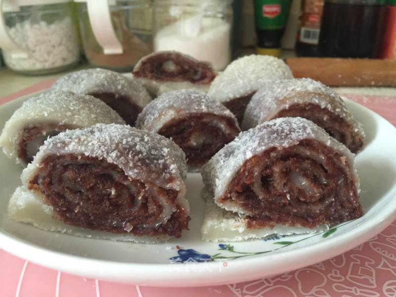 Coconut Glutinous Rice Rolls recipe