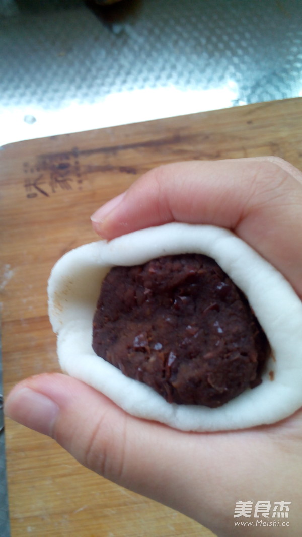 Red Bean Paste Snowy Mooncake recipe