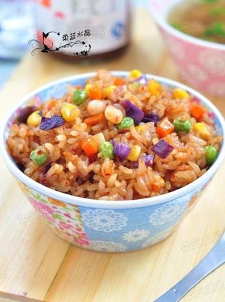 Korean Squid Fried Rice recipe