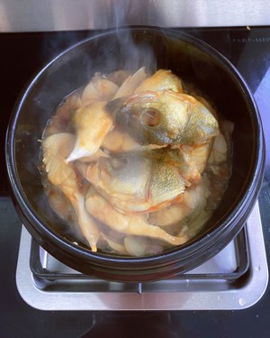 Baked Sea Bass in Clay Pot recipe