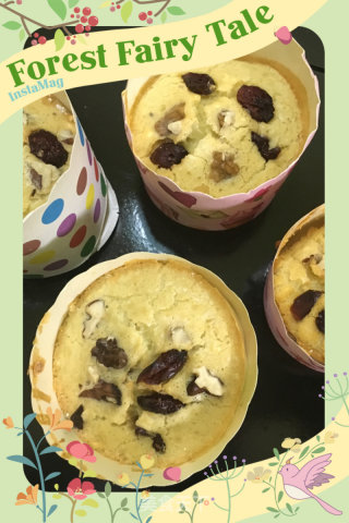 #新良first Baking Competition#cranberry Muffin Cake recipe