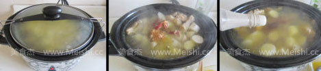 Yam Chicken Soup recipe