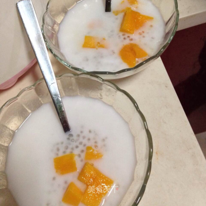 Mango Coconut Milk Sago recipe