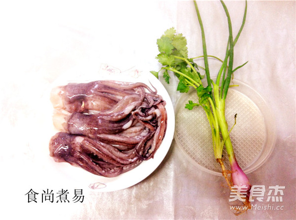 Boiled Squid Whiskers recipe