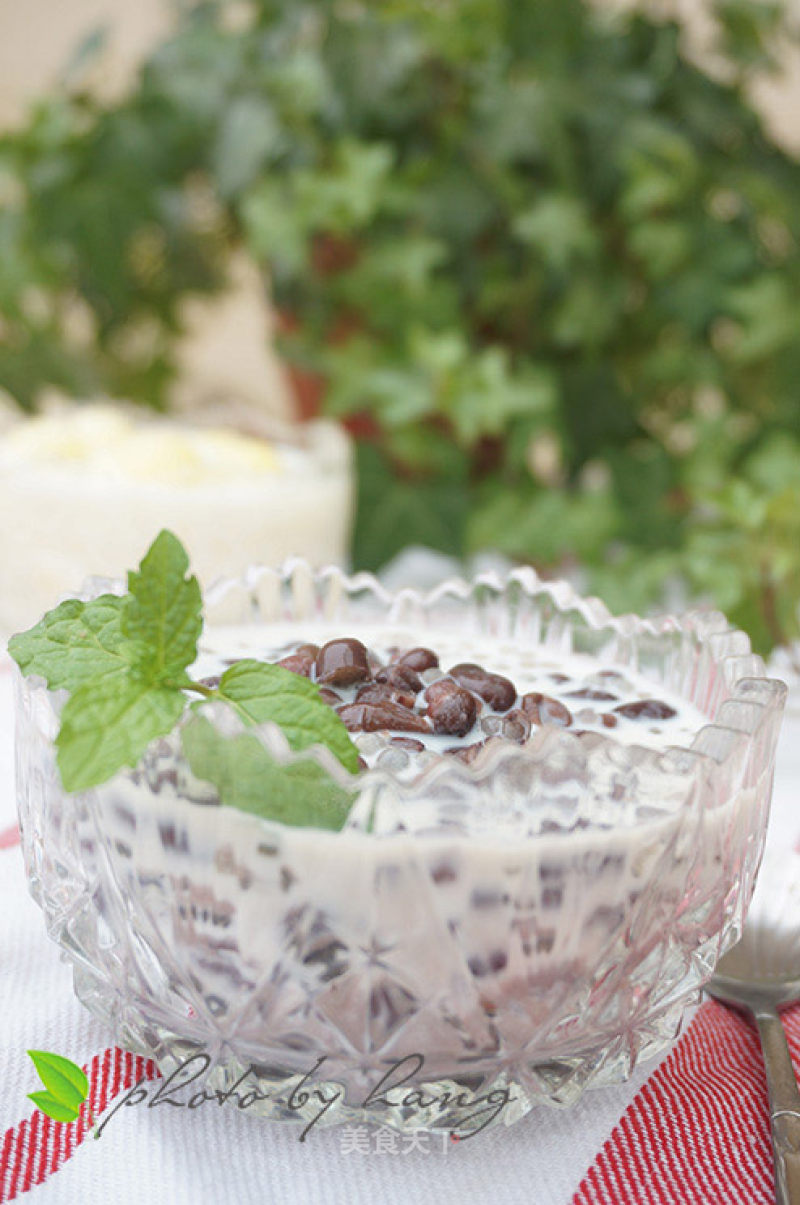 Milk Red Bean Sago recipe