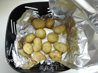 Roasted Mushroom and Baby Potatoes recipe