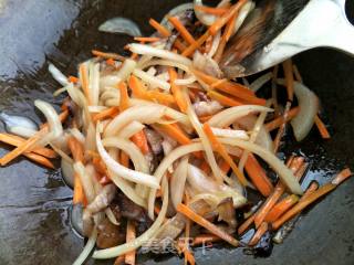 Fried Noodles with Bacon recipe