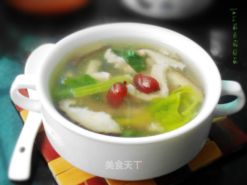 Celery and Red Dates Lean Meat Soup recipe
