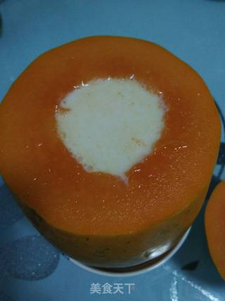 Papaya Milk Pudding recipe