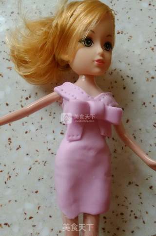 #aca音乐明星大赛#barbie Fondant Cream Cake recipe