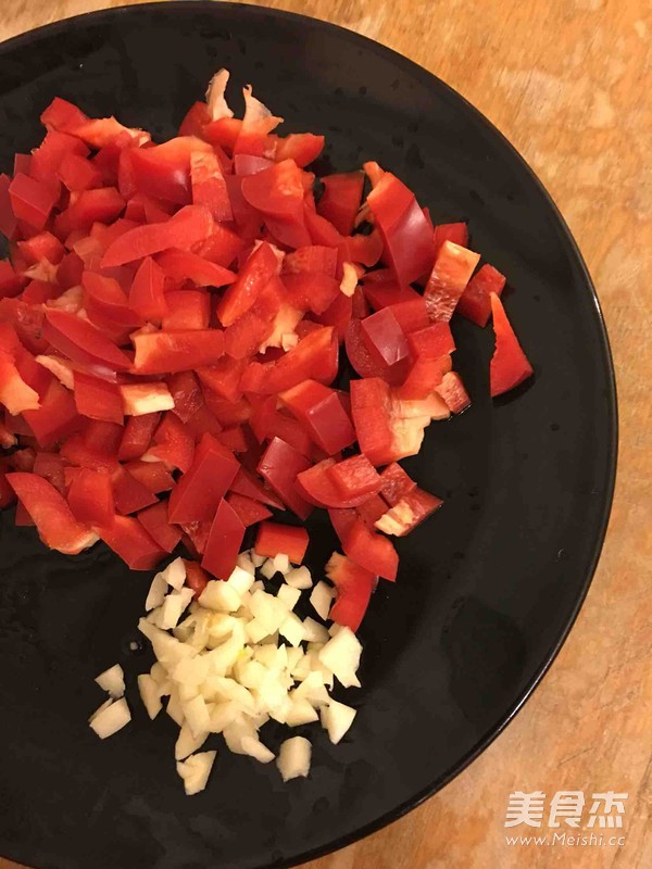 Colorful Chicken Shreds recipe