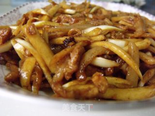Stir-fried Shredded Pork with Rice White recipe