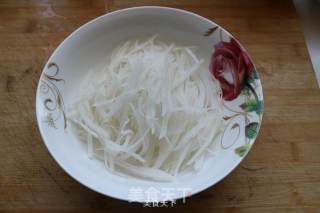 Shredded White Radish recipe