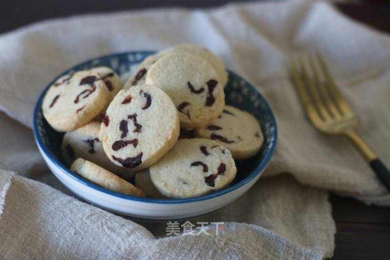 #柏翠大赛#cranberry Cookies (egg White Version) recipe