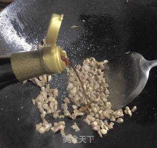 Stir-fried Minced Pork with Beans recipe