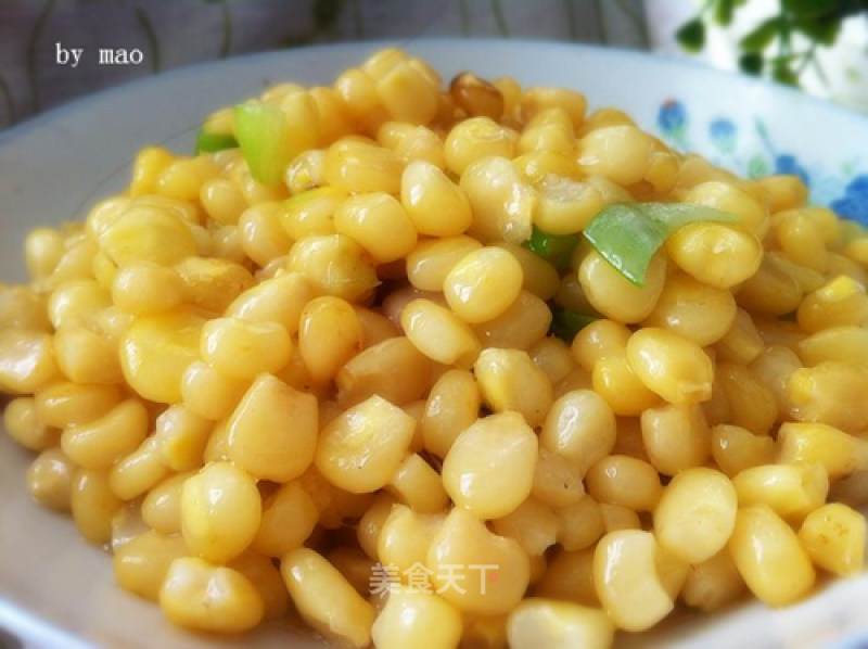 [slimming Recipe] Stir-fried Corn Kernels recipe