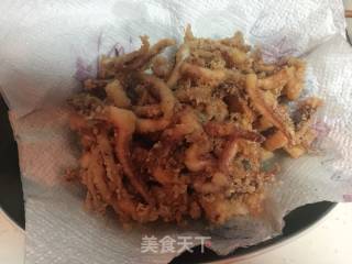 #trust之美#fried Squid Mustard recipe