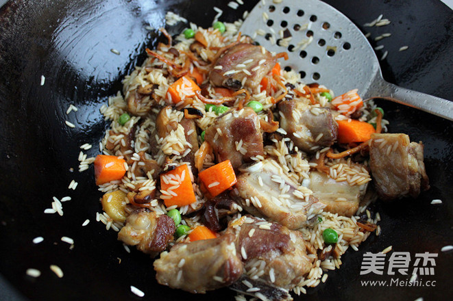 Scallion Pork Ribs Rice recipe