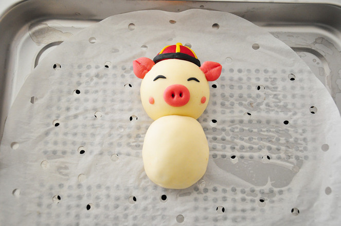 [everything Goes Well] New Year Pig Mantou recipe