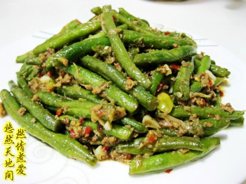 [burning Love and Cooking Love] Stir-fried Beans with Garlic recipe