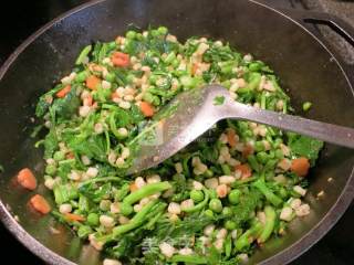 Minced Beef and Green Bean Potherb Mustard recipe