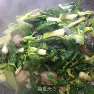 Stir-fried Bacon with Garlic recipe