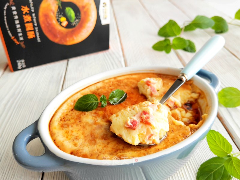 Steamed Egg with Poached Intestine recipe