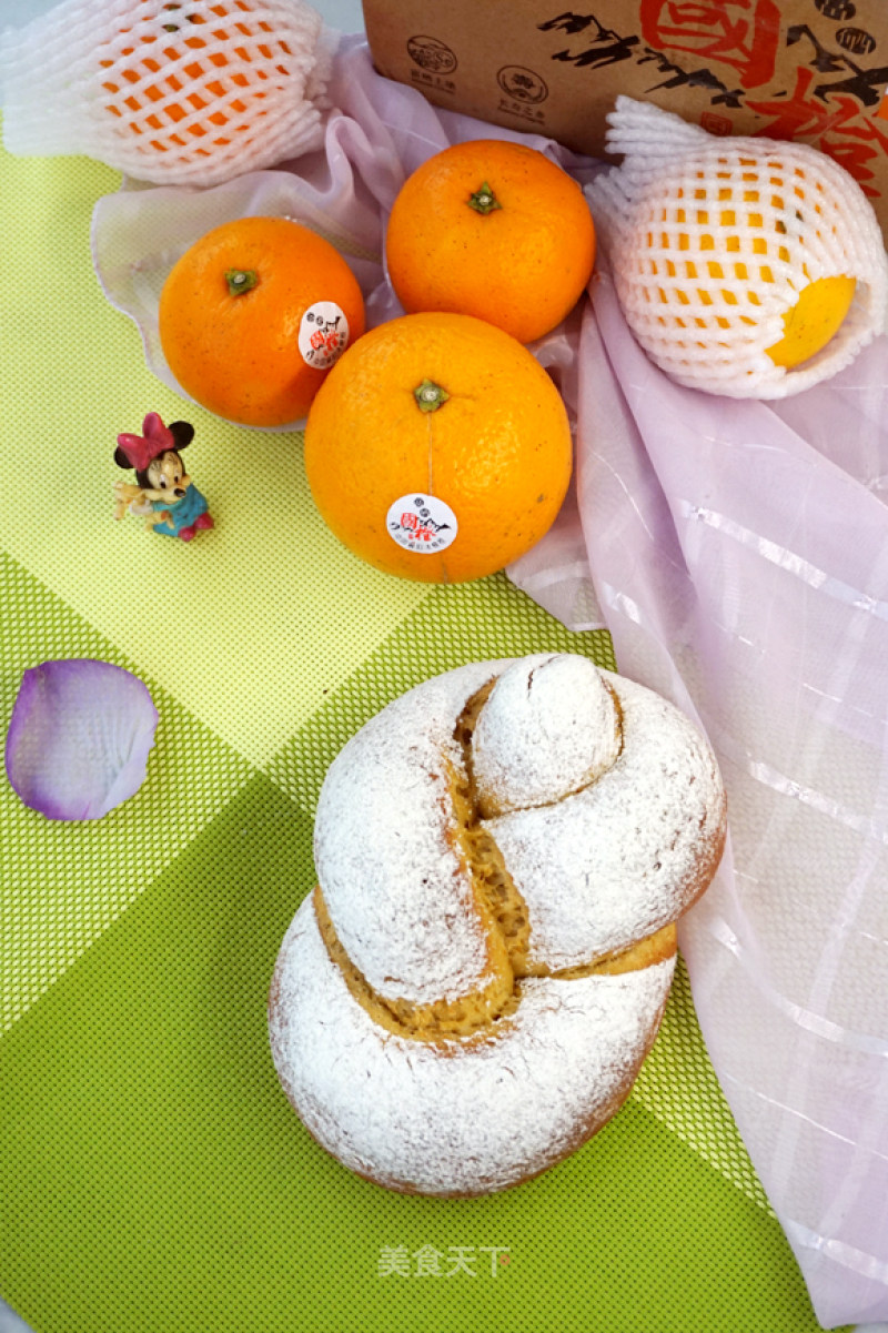 #御寒美食# Rich Orange Fragrant Soft European Bag recipe