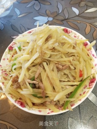 Shredded Pork with Green Pepper and Potato recipe