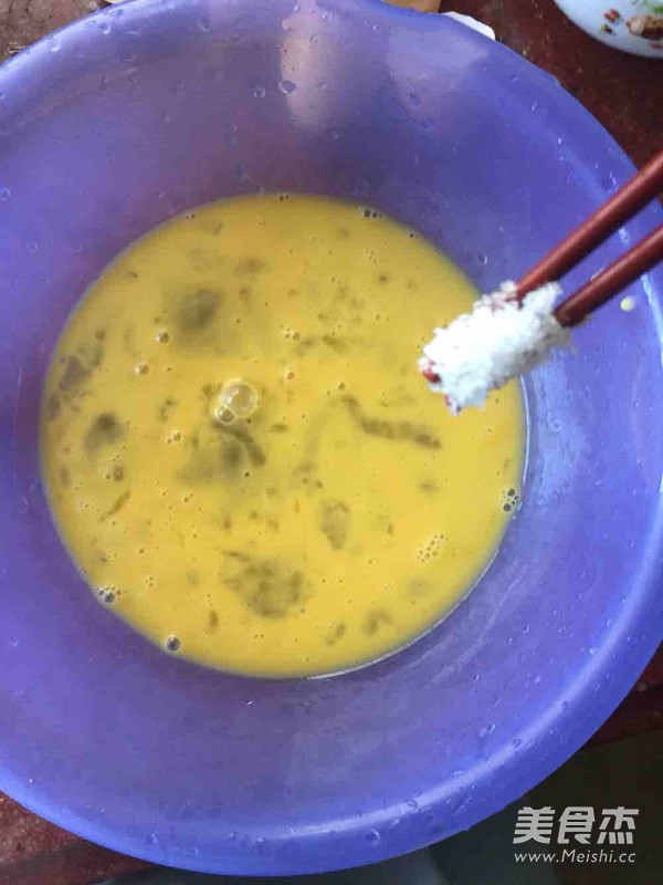 Squid Egg Steamed Egg recipe