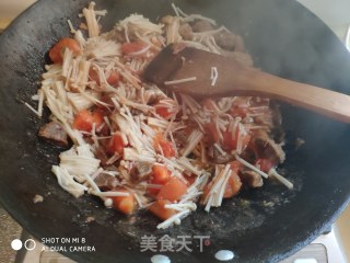 Enoki Mushroom Beef Soup recipe