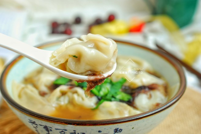 Beef Garlic Wonton recipe